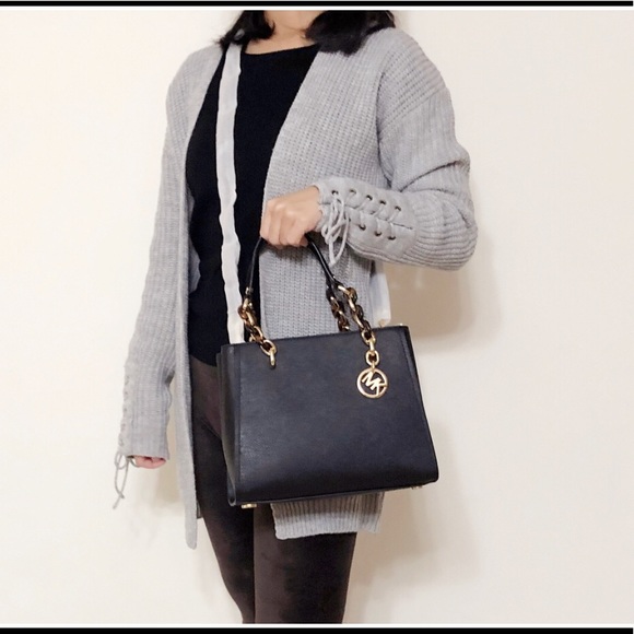 NWT Michael Kors Sofia Medium Leather Satchel - Picture 8 of 8